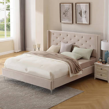 Zinus Select Upholstered Platform Bed Reviews Wayfair